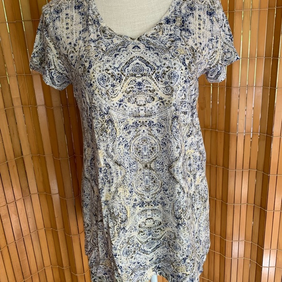 J. Jill Tops Pure Jill Elliptical Tee Poshmark